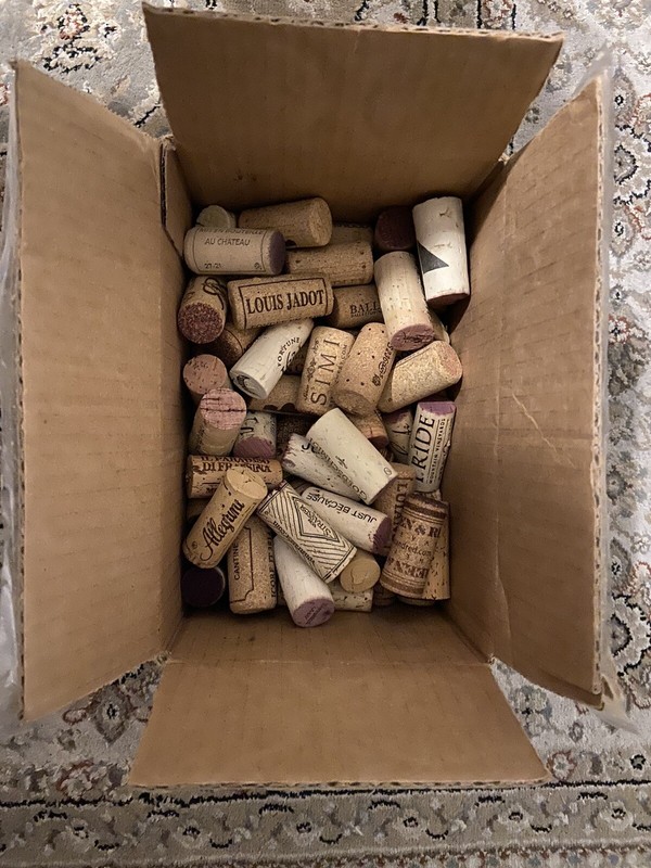 Wine Corks Lot of 100 Natural Used Variety Of Designs Recycle Crafts