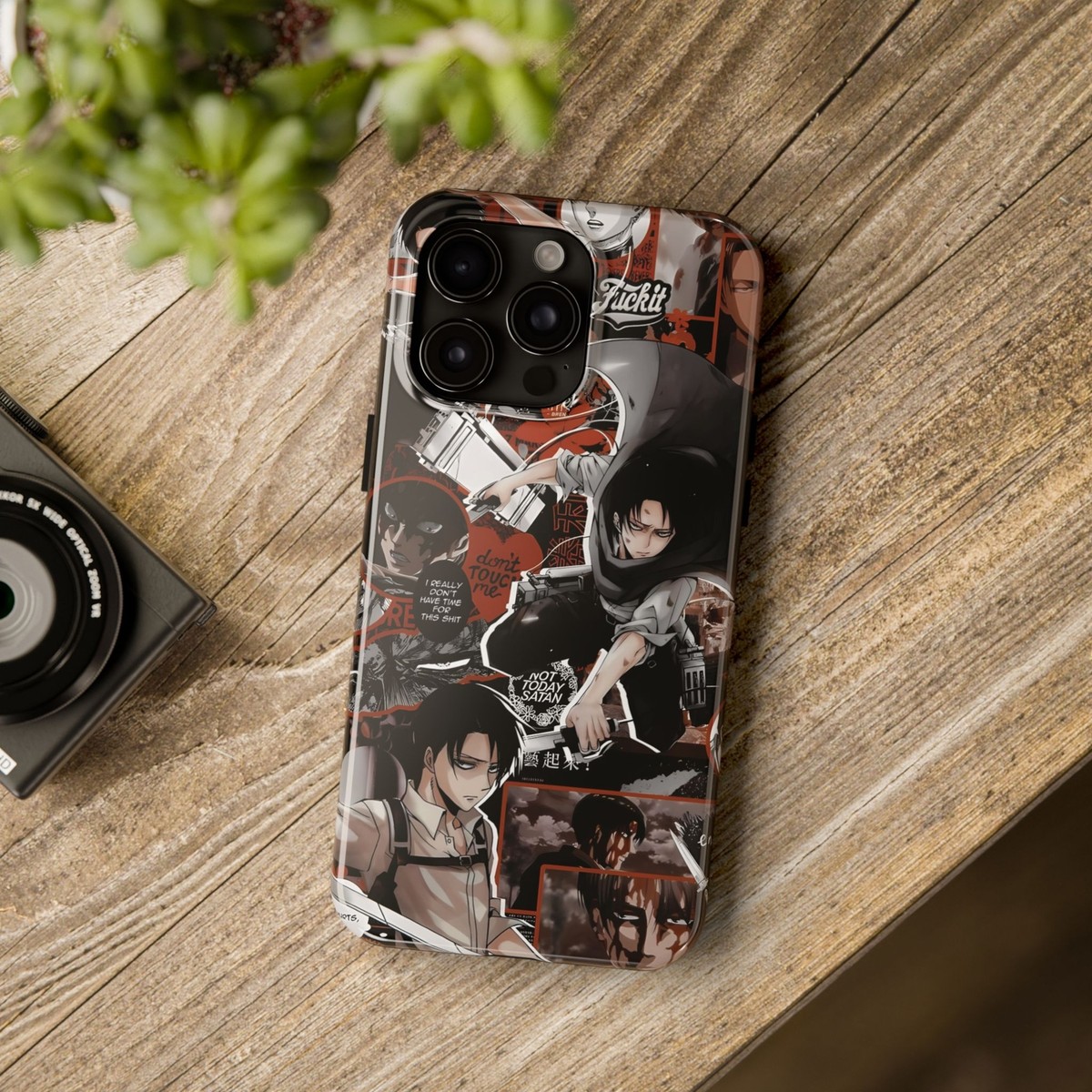 Attack on Titan Tough Phone Case, Levi, Extra Layer Protection, iPhone  Samsung