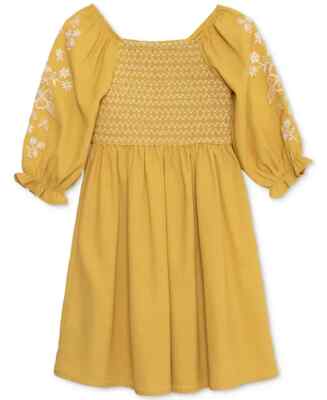 Speechless Girls' 3/4 Sleeve Embroidered Dress Speechless Girls' 3/4 Sleeve Embroidered Dress