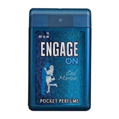 Engage Men's Pocket SPRAY, COOL MARINE 18 ml spray For MEN