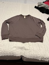 h m medium purple sweater