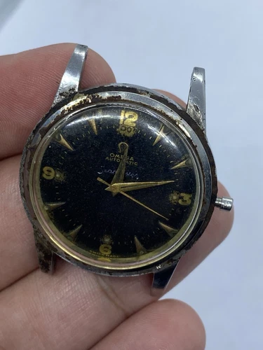 Rare Vintage Omega Seamaster Bumper  2577 6 Automatic Cal 351, Run, For Parts