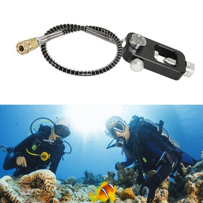 #ad Aluminum Alloy Diving Oxygen Cylinder Refill Adapter for Underwater Activities $51.92