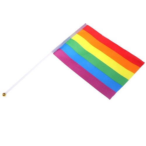 Rainbow Flag Banner 3x5FT 90x150cm Gay Pride Flags Poliéster Banners - Foto 1