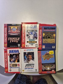 Sega Genesis Model 2 MK-1631 with Box, 2 Controllers, Cords, and 13 Games Tested