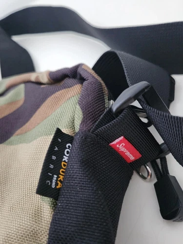 SS15 Supreme Woodland Camo Shoulder Bag Cordura fabric 2015 Vintage