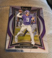 JJ McCarthy 2024 Select Football #24 RC Concourse Base Minn Vikings