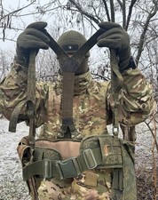 RUSSIA ARMY TACTICAL COMBAT BELT RPS FULL SET BALLISTICS EMR CAMO UKR/RUS