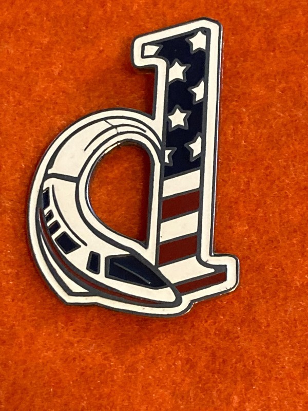 43709    WDW - Letter D - Monorail Icon - Patriotic