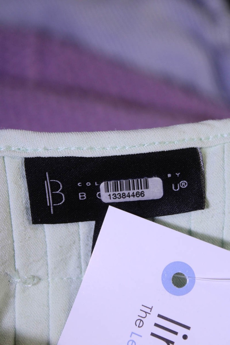 B Collection by Bobeau Womens Rudy Blouse Green Size 0 13600223 View 6