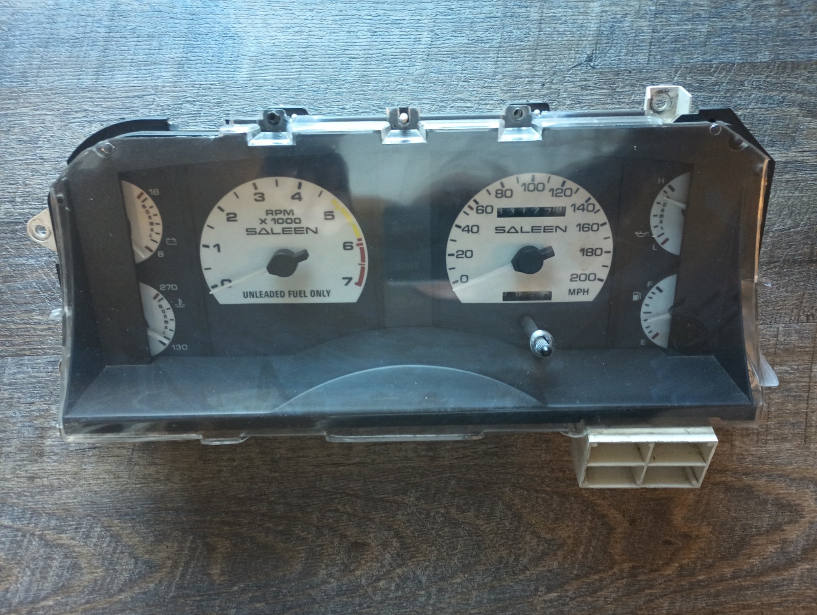 1987-89 MUSTANG LX GT 200 MPH Saleen Cobra SPEEDOMETER GAUGE INSTRUMENT CLUSTER