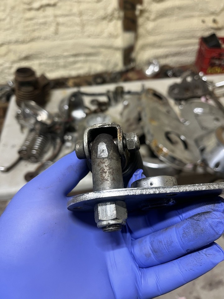 Harley Shovelhead Panhead Primary Cover Foot Passenger Peg Bracket ...