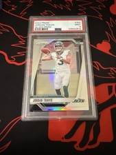2024 Panini Prizm Jordan Travis Auto PSA 9 Silver Rookie Card - New York Jets. rookie card picture