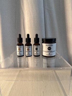 Oliveda Olive Tree BUNDLE F06 F59 B93 Hydroxytyrosol Serum Balm