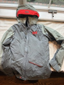 Helly Hansen Parka Hooded Full Zip Ski Jacket Juniors Size 176/16