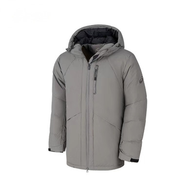 ASICS Water-Resistant Warm Hooded Sports Down Jacket