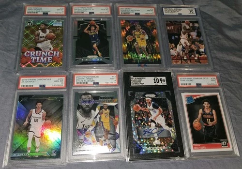 NBA Basketball Graded Card Lot, Michael jordan, LeBron James, Psa 10, SGC Auto