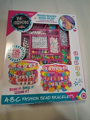 Cra Z Art Bead Bracelet Maker ABC Fashion 725 Pieces for Ages 8 Plus