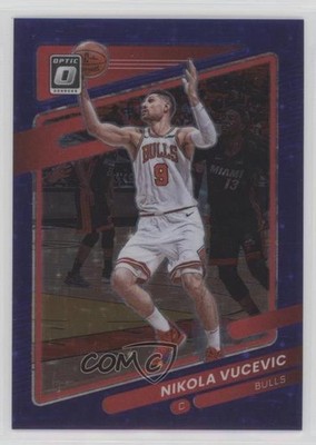 2021 Panini Donruss Optic FOTL Purple Stars Prizm 9/13 Nikola Vucevic #141 pe8