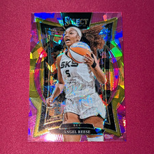 Panini 2025 Select WNBA Basketball Angel Reese Concourse Pink Prizm #94 Chi Sky