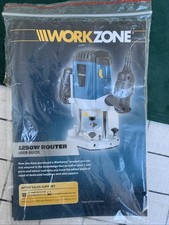 Workzone Router and Router Table Set with Router Bits In Case