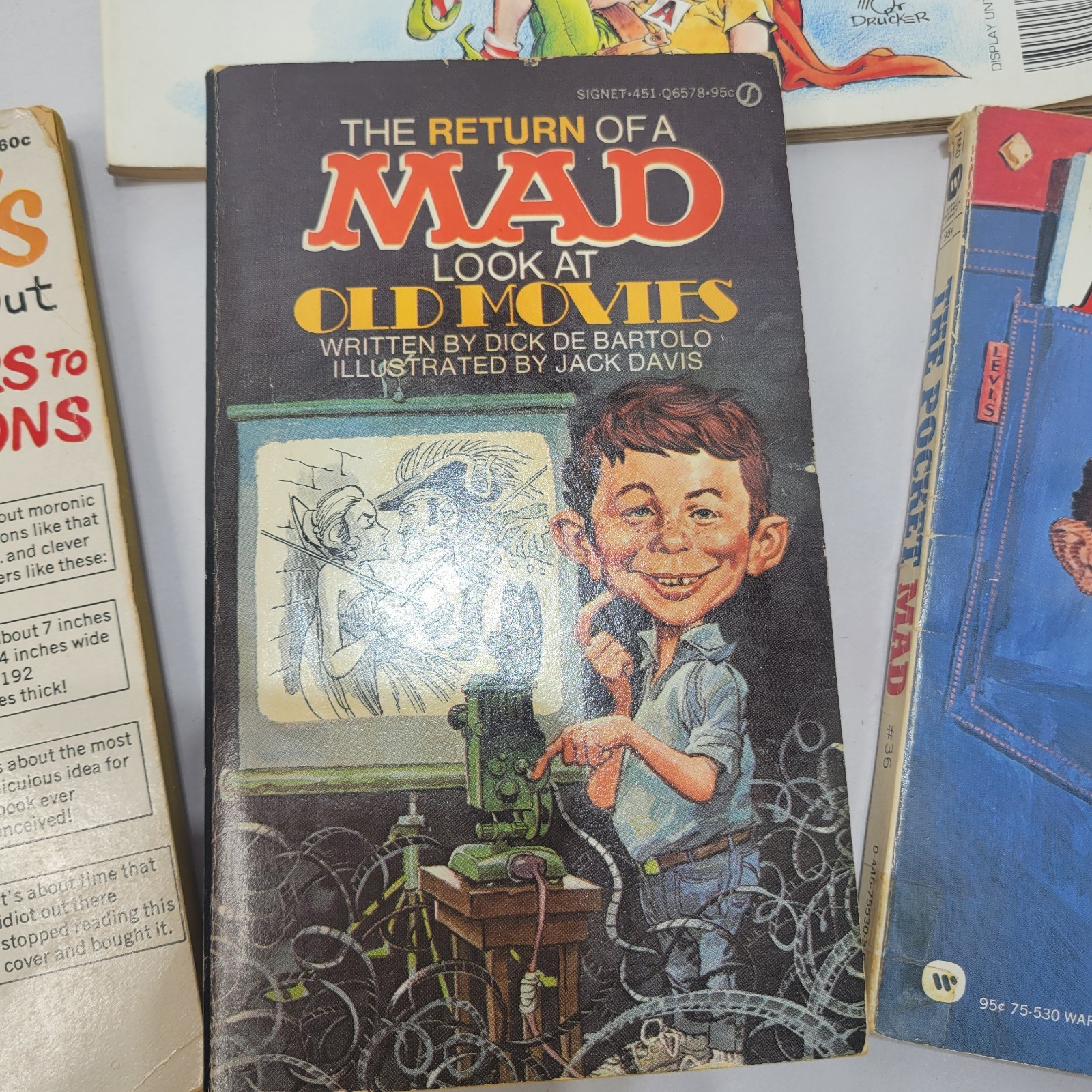 Vintage Mad Magazine Books 70, 80s 90s