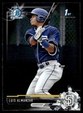 2017 Bowman Chrome Prospects Luis Almanzar San Diego Padres #BCP8