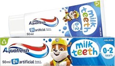 Aquafresh Paw Patrol Baby Toothpaste 0–2 Years | Milk Teeth Care 50ml 35.80 per litre