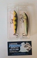 2 RAPALA COUNTDOWN CD-9 SINKING FISHING LURES CD09P & CD09MN