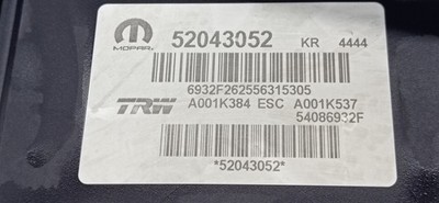 52043052 ABS / 52043052 / 52043052 / 125918 FÜR JEEP RENEGADE DAWN OF JUSTICE 4X