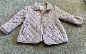 Janie And Jack 2T Toddler Girl Fall Winter Button Up Jacket Light Pink