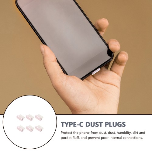 6 Pcs Dust Plug Caps Dust-proof Usb Port Plugs Dustproof Cover Type - 第 9/12 張圖片
