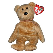 Ty Beanie Baby Cashew - MWMT, Bear