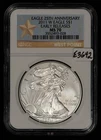 2011-W 1 oz Silver American Eagle Burnished - NGC MS 70 - SKU-E3642