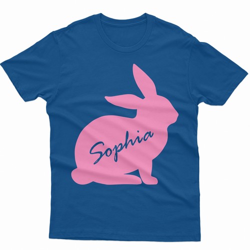 Personalised Blessed Easter Cute Bunny Spring Festival Family Fancy T-Shirt #ED - Picture 4 of 18