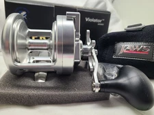 PROGEAR Violator V52 Jigging Live Bait Fishing reel RH Free Ship Jaws Cover SV