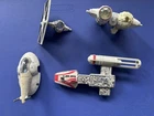 Vintage Star Wars Diecast Ships Lot - Kenner - Vintage- Missing Parts.
