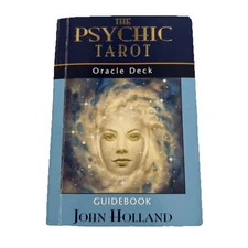 The Psychic Tarot Oracle Deck by John Holland 65 Cards & Guidebook