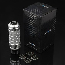 Nrg Aluminum Stealth Style M10x1.25 Height Adjustable 56speed Shift Knob Silver