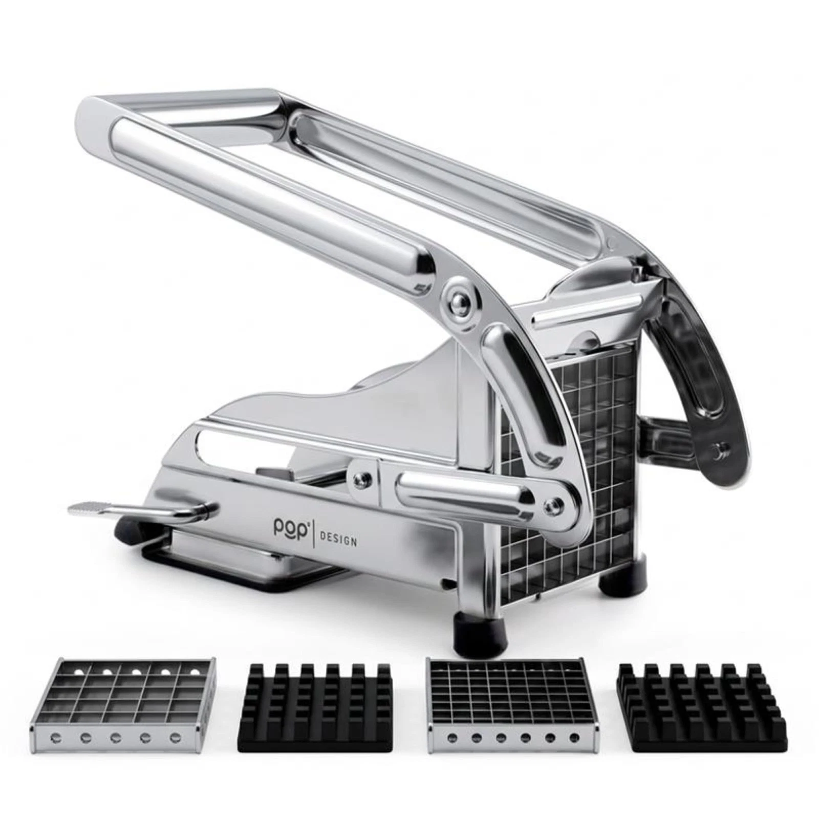 French Fry Cutter, Dishwasher Safe Stainless Steel Potato & Vegetable Slicer,...