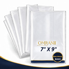 1.25Mil Clear Flat Poly Bag, 7" X 9" Multiple Bags | Flexible & Durable Bags