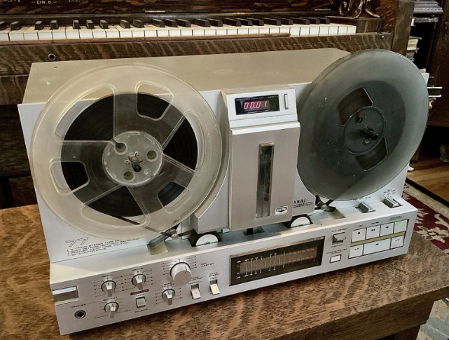 Akai GX-77 Stereo Reel to Reel Tape Recorder, recently servi