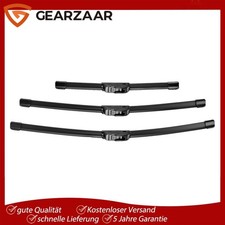 Scheibenwischer Set kompatibel mit VW Lupo Typ 6X / 6E 98-03 Gummi 3 Stück ABS