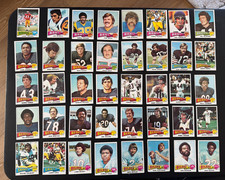 1975 Topps Football 121 Card Lot (All Unique) Foreman/Riggins ++ EX/NM