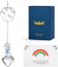 Pet Memorial Suncatcher Dog Gifts Loss Sympathy Dogs Cats Passing Away