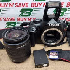 Canon EOS Rebel T3 Camera DS126291 w/ 18-55mm Lens, 4GB Crd  Bttry NoChrgr USED