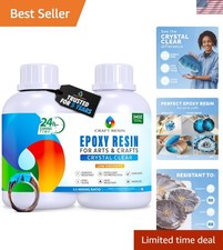 Crystal Clear Epoxy Resin Kit - Food Safe, UV Resistant for Artistry  Crafts