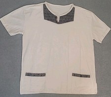 Ethiopian Traditional Embroidered Men Shirt Size XL