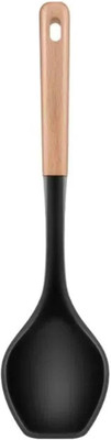 Large Cooking Spoons. 12.5'' Heat Resistant Silicone Serving Spoon, Nonstick Kitc