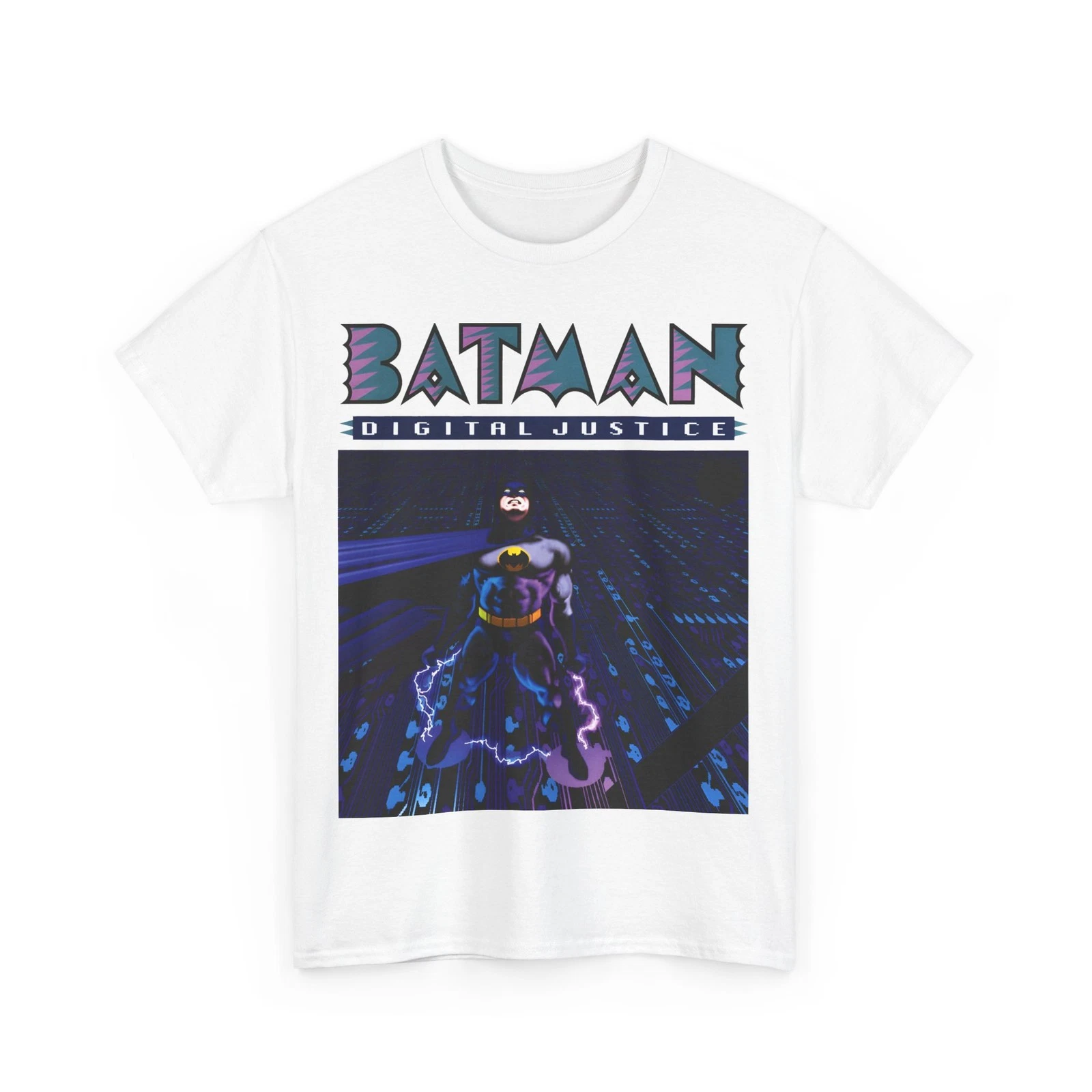 Batman Digital Justice T-Shirt - Pepe Moreno Computer Art - DC Comics